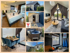 Lobsters Lodge in Heinkenszand ' Wellness Accommodation with Private Hottub, Private Sauna and Outdoor Shower ' Airco's ' Free Wifi ' Complimentary Bed linen and Towels